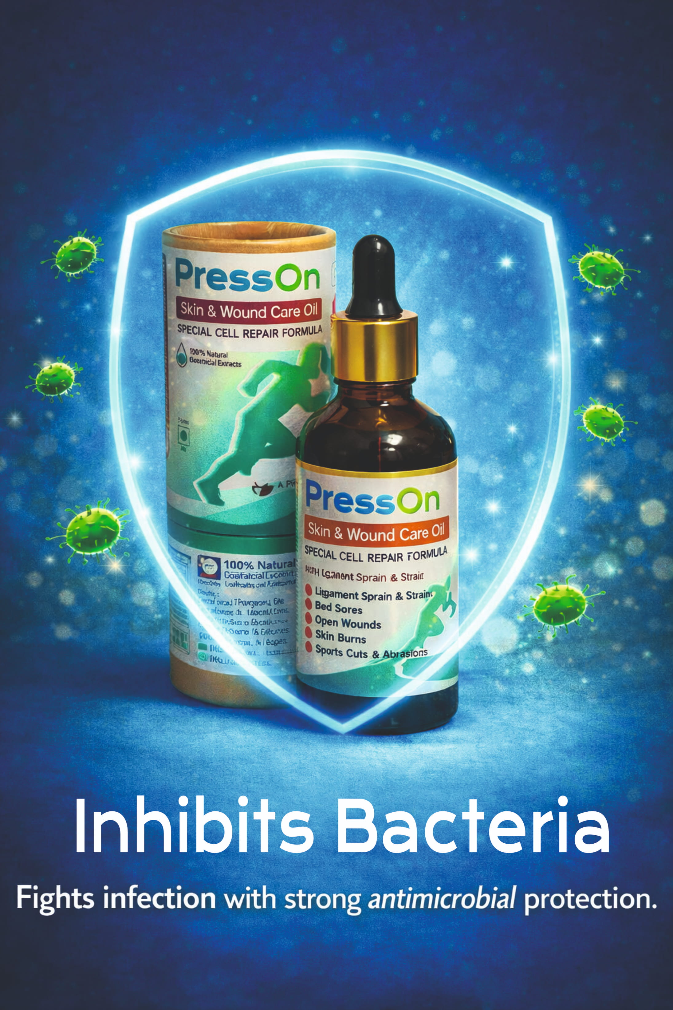 PressOn - Inhibit Bacteria